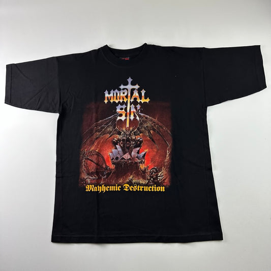 Vintage 2000s Mortal Sin Shirt Large Warhemic Sestruction