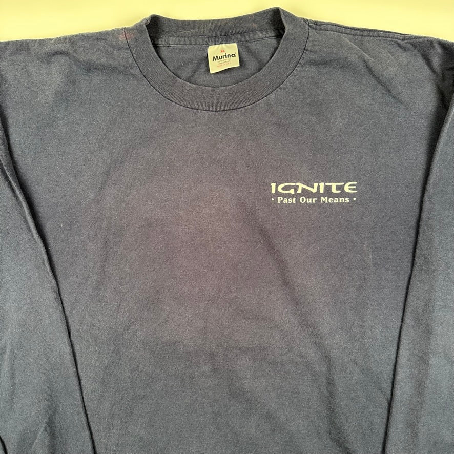 Vintage 90s Ignite Long Sleeve Shirt XL Past Our Means