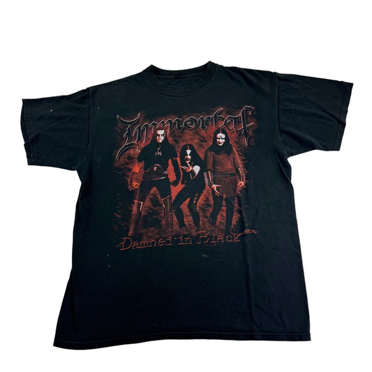 Vintage 90s Immortal Shirt XL Damned In Black