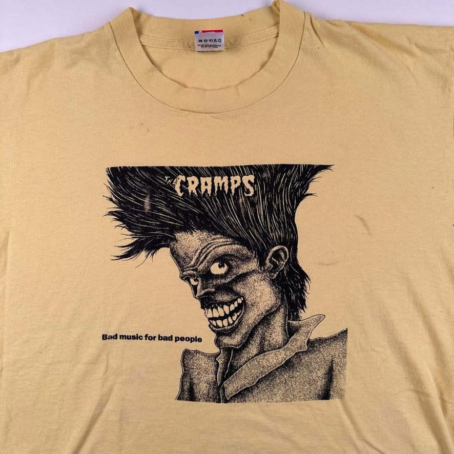 Vintage 90s The Cramps Shirt XL Bad Music For Bad People