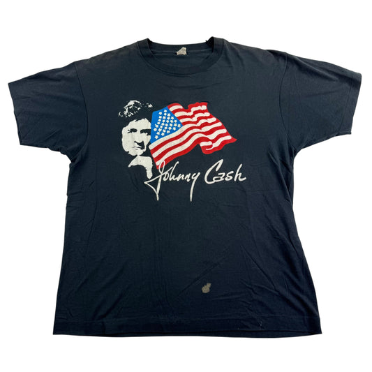 Vintage 80s Johnny Cash Shirt Large