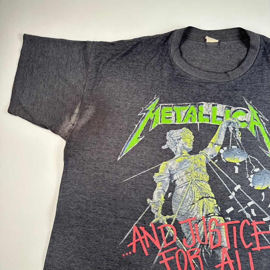 Vintage 1988 Metallica Shirt XL And Justice For All