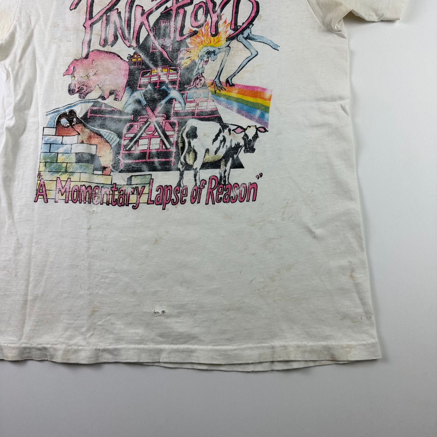 Vintage 1987 Pink Floyd Shirt Medium A Momentary Lapse Of Reason