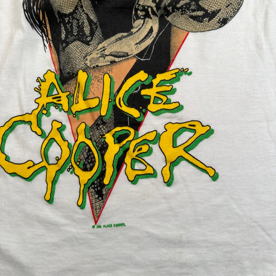 Vintage 1986 Alice Cooper Shirt XL 86-87