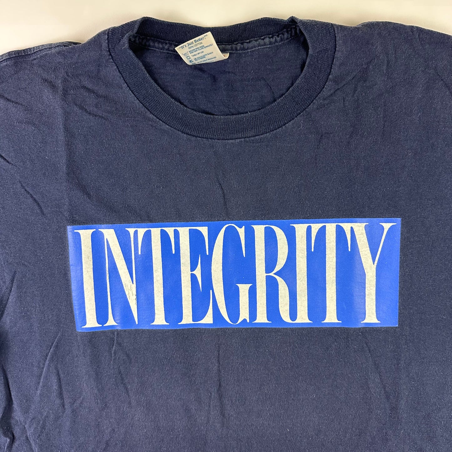 Vintage 90s Integrity Shirt Large In Contrast Of Sin