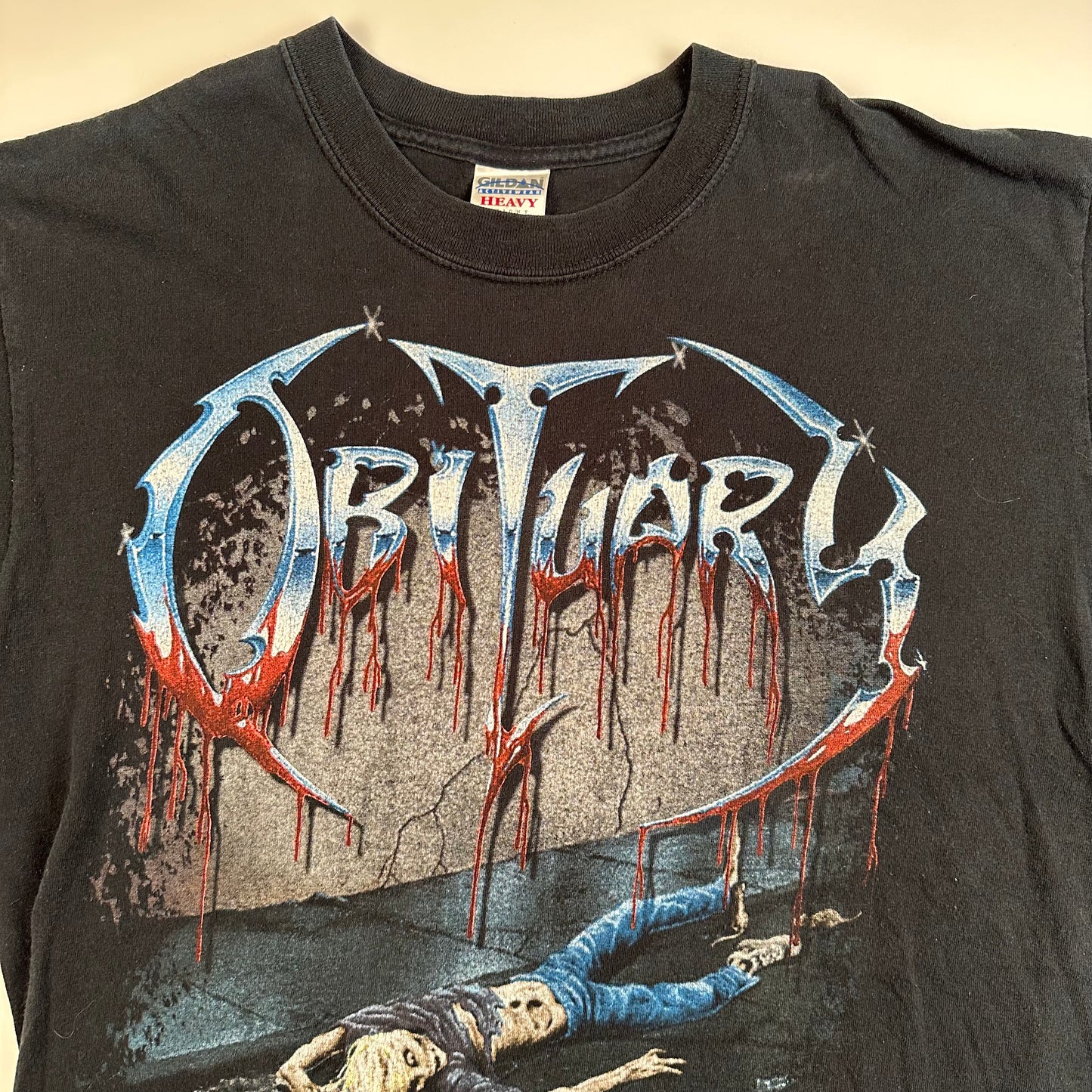 Vintage 2000s Obituary Shirt Large Slowly We Rot