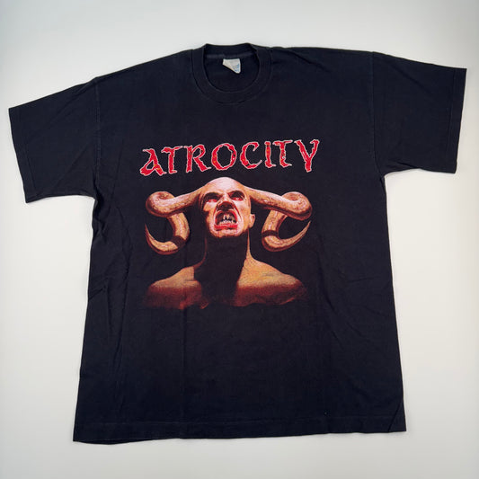 Vintage 90s Atrocity Shirt XL