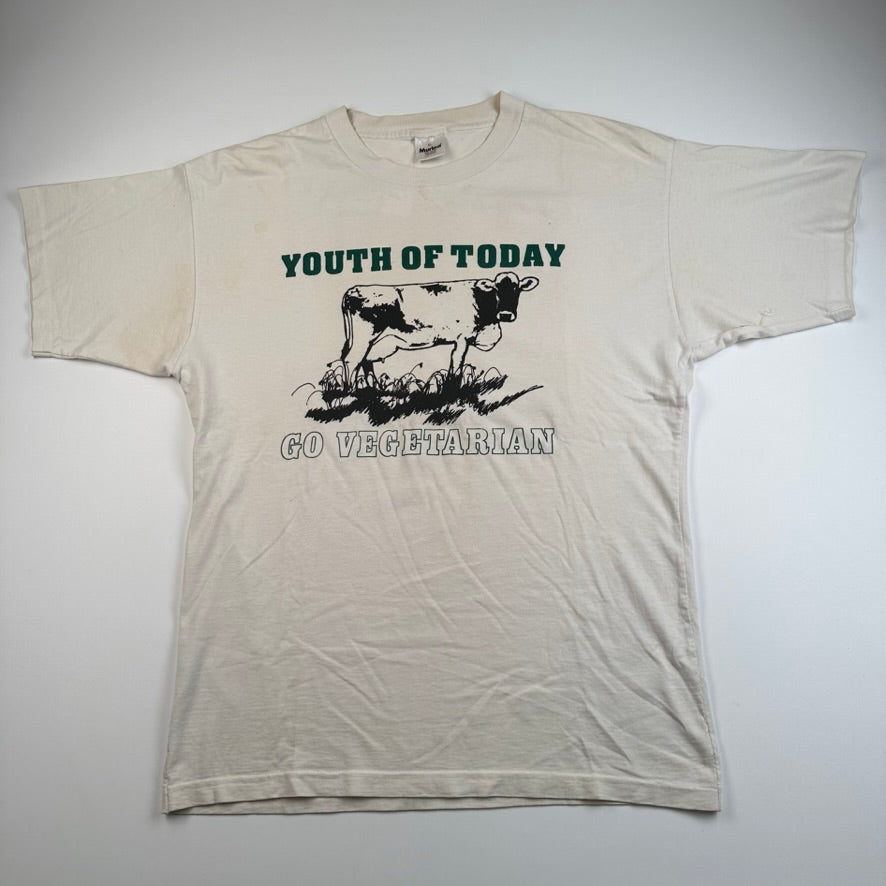 Vintage 90s Youth Of Today Shirt XL Go Vegetarian