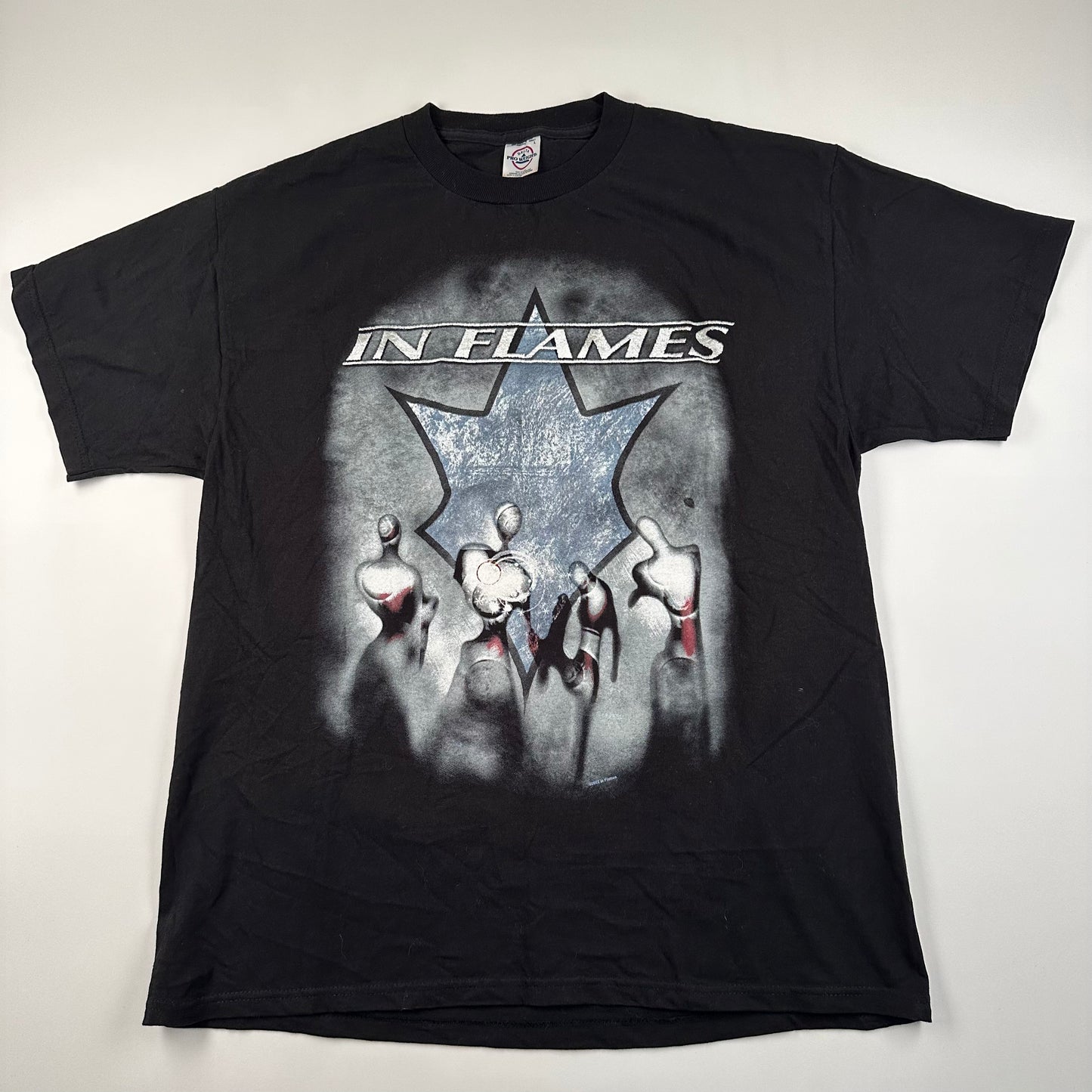 Vintage 2002 In Flames Shirt Large Reroute To Remain