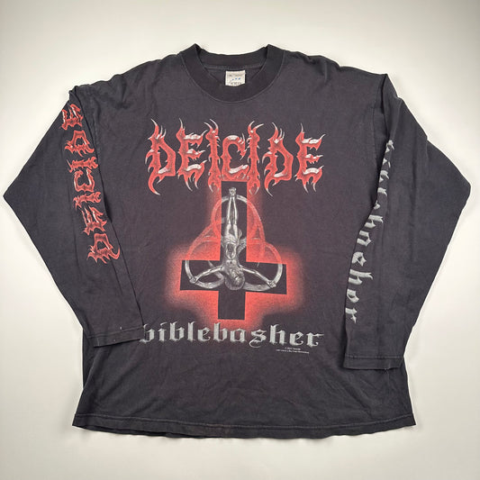 Vintage 2000 Deicide Long Sleeve Shirt XL Biblebasher