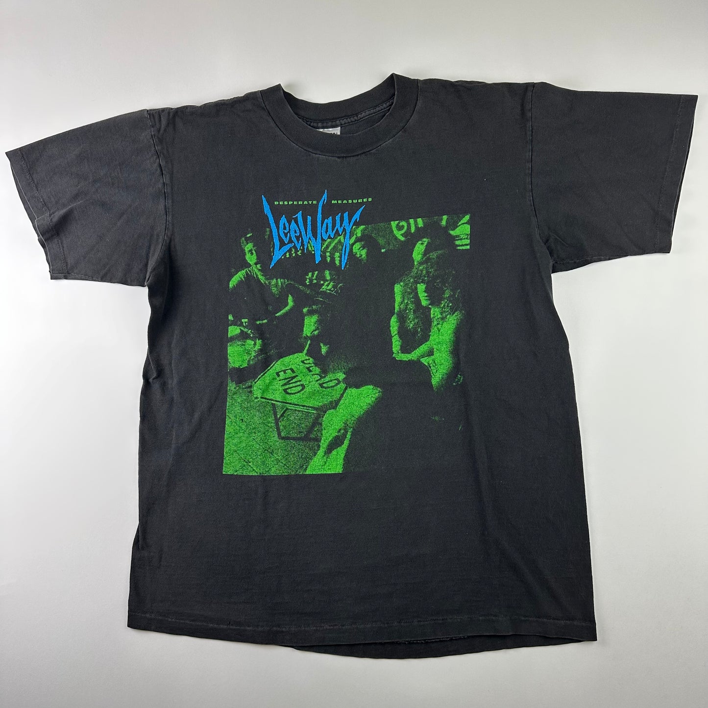 Vintage 1991 Leeway Shirt XL Desperate Measures