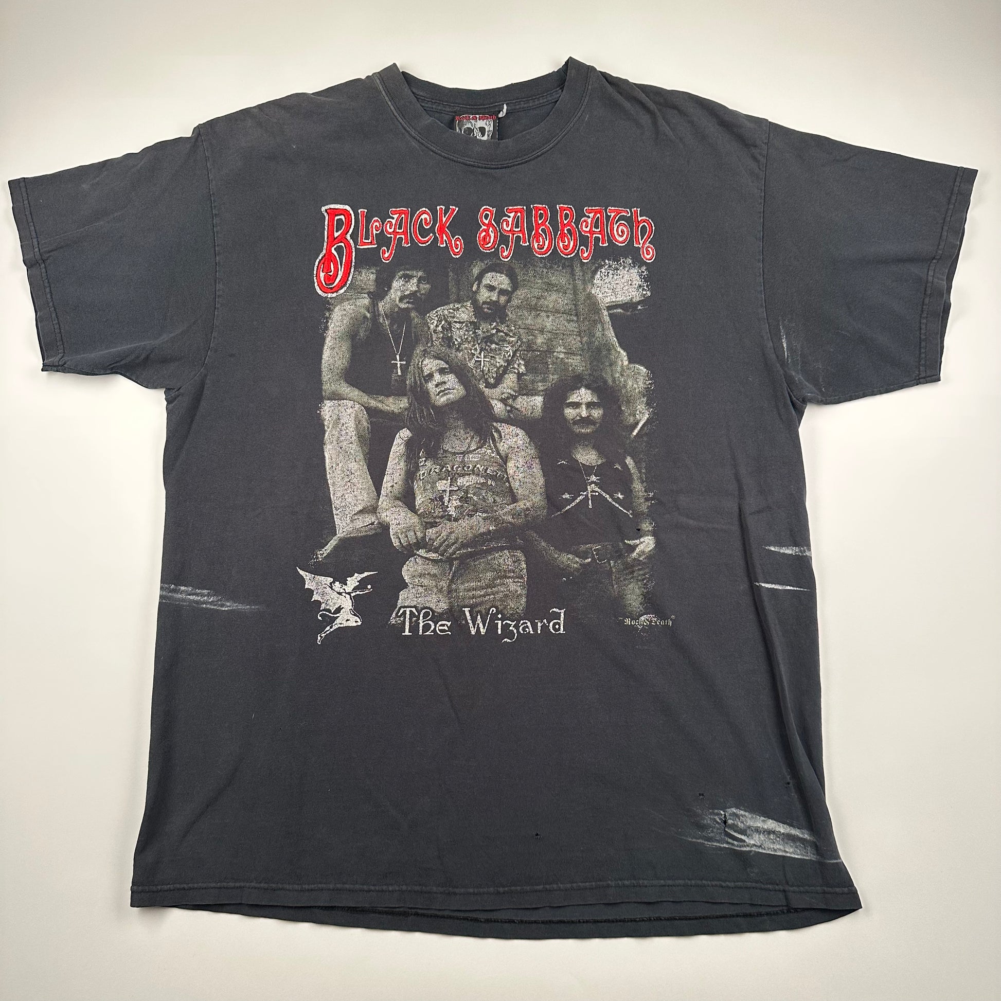Vintage 90s Black Sabbath Shirt XL The Wizard – Madd Vintage Vintage 90s Black Sabbath Shirt XL The Wizard – Madd Vintage