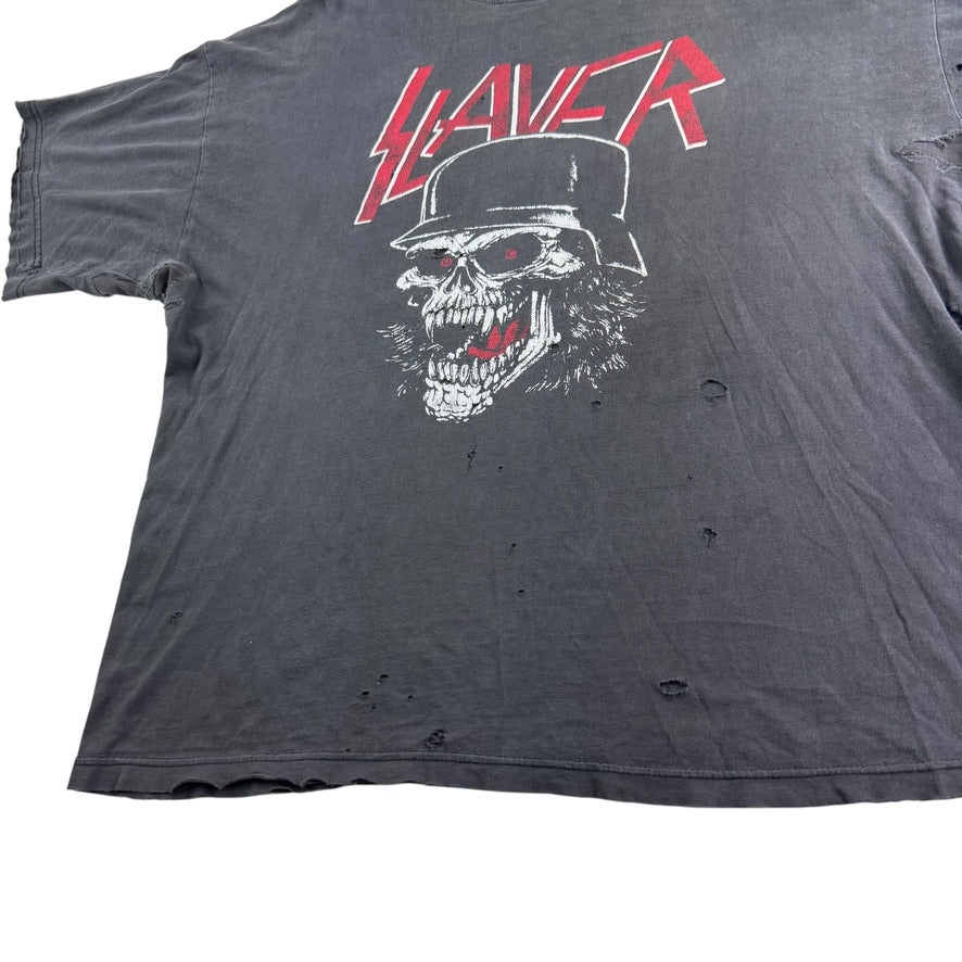 Vintage 90s Slayer Shirt XXL Slaytanic Wehrmacht