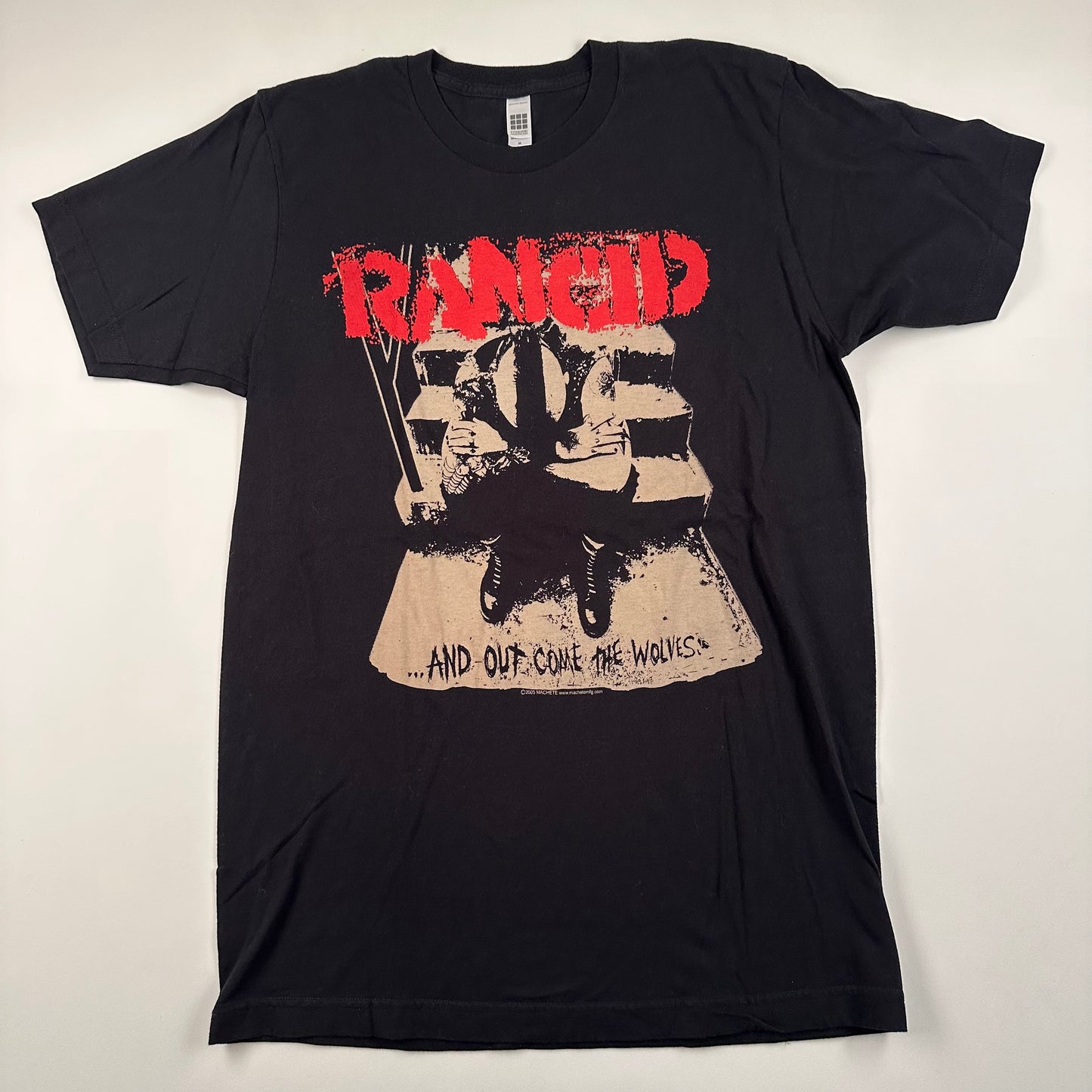 Vintage 2005 Rancid Shirt Medium And Out Comes The Wolves