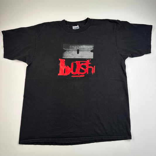 Vintage 1997 Bush Shirt XL Razorblade Suitcase