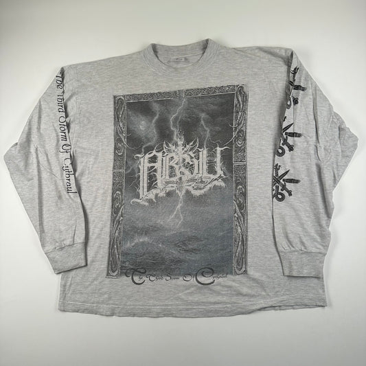 Vintage 90s Absu Long Sleeve Shirt XL The Third Storm of Cythraul