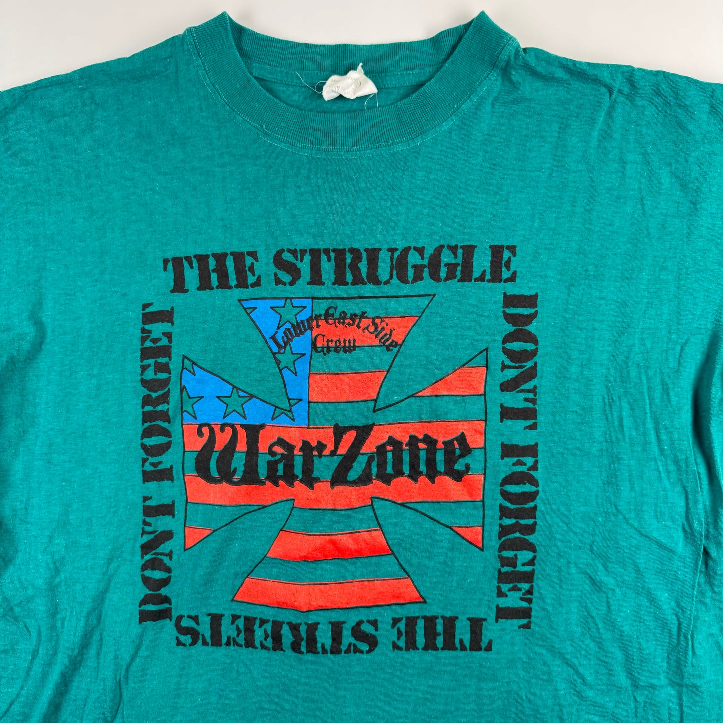 Vintage 90s Warzone Shirt Large Don't Forget The Struggle