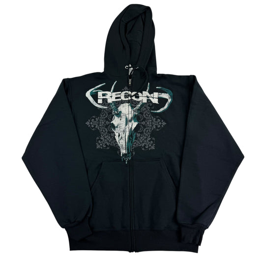 Vintage 2000s Recon Zip Up Sweatshirt Small
