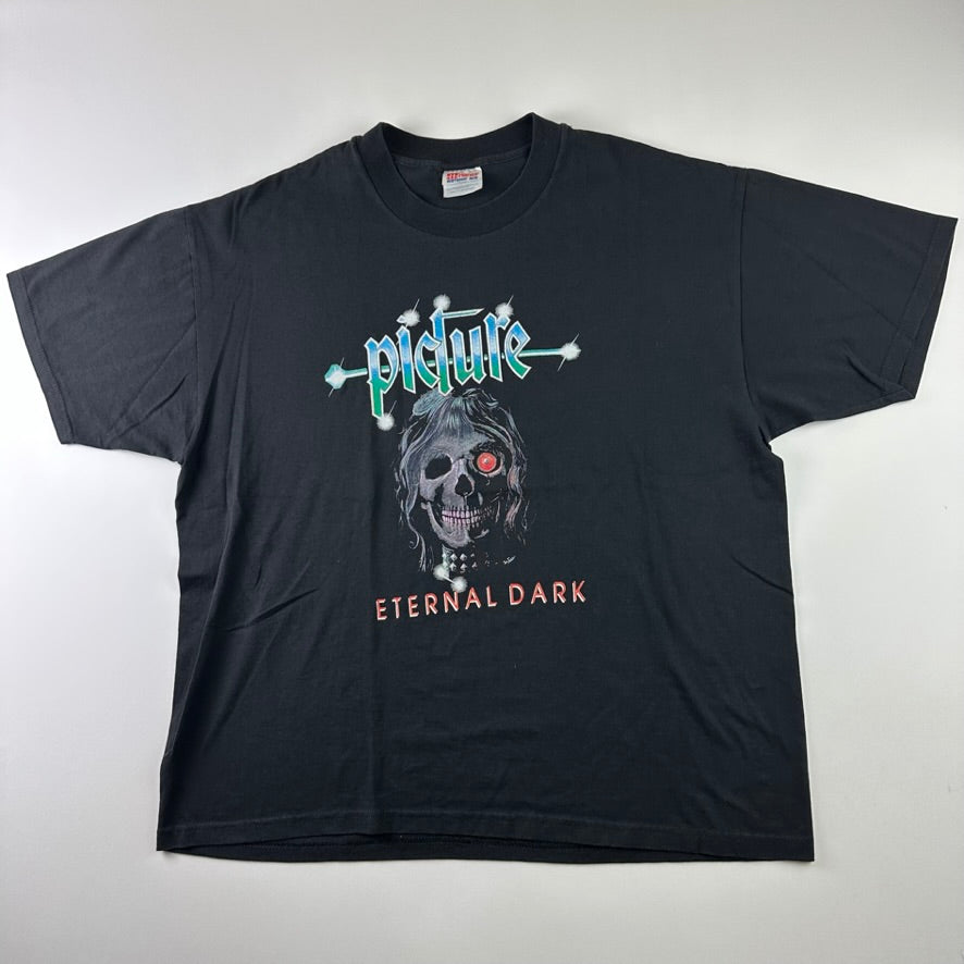 Vintage 90s Picture Shirt XL Eternal Dark