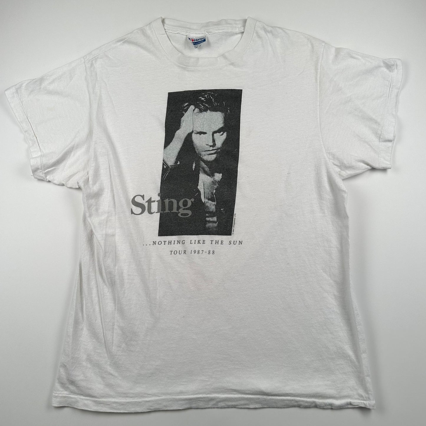 Vintage 1987 Sting Shirt XL Nothing Like The Sun