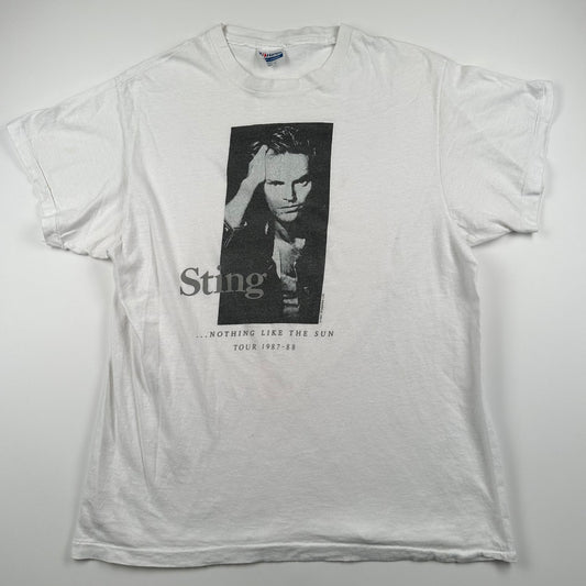 Vintage 1987 Sting Shirt XL Nothing Like The Sun