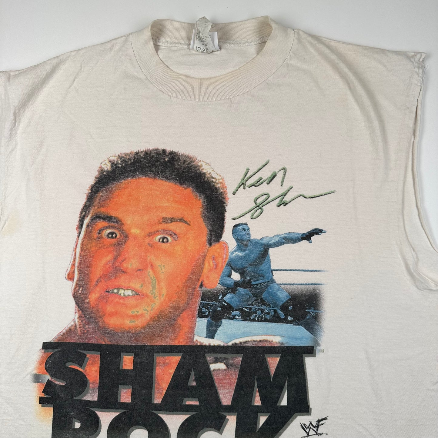 Vintage 1999 Ken Shamrock Sleeveless Shirt XL