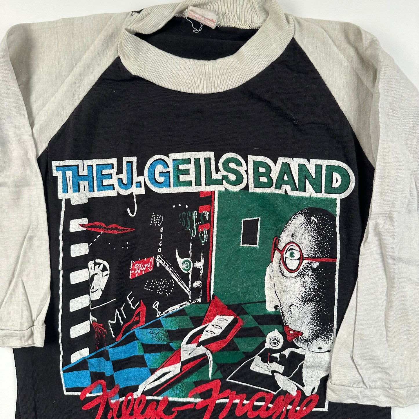 Vintage 80s J. Geils Band Shirt Small Freeze Frame