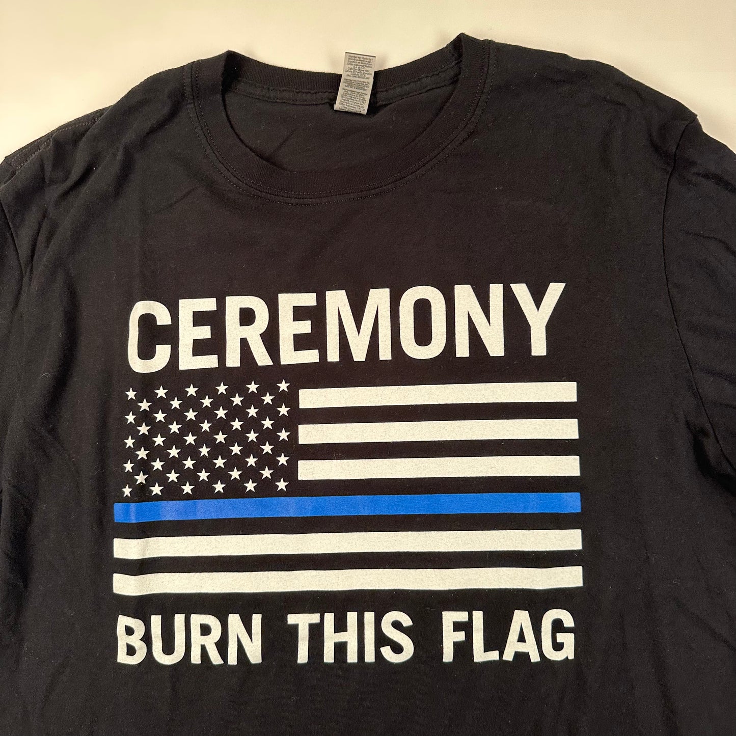 Ceremony Shirt Large Burn This Flag