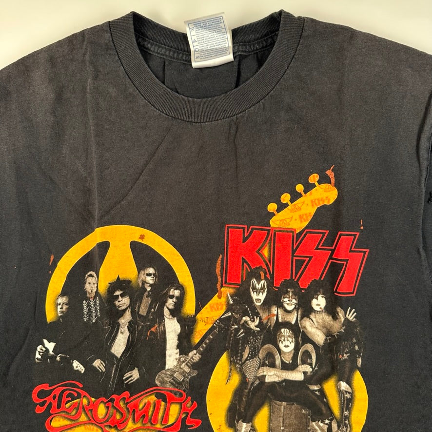 Vintage 2003 Kiss Aerosmith Sleeveless Shirt Large