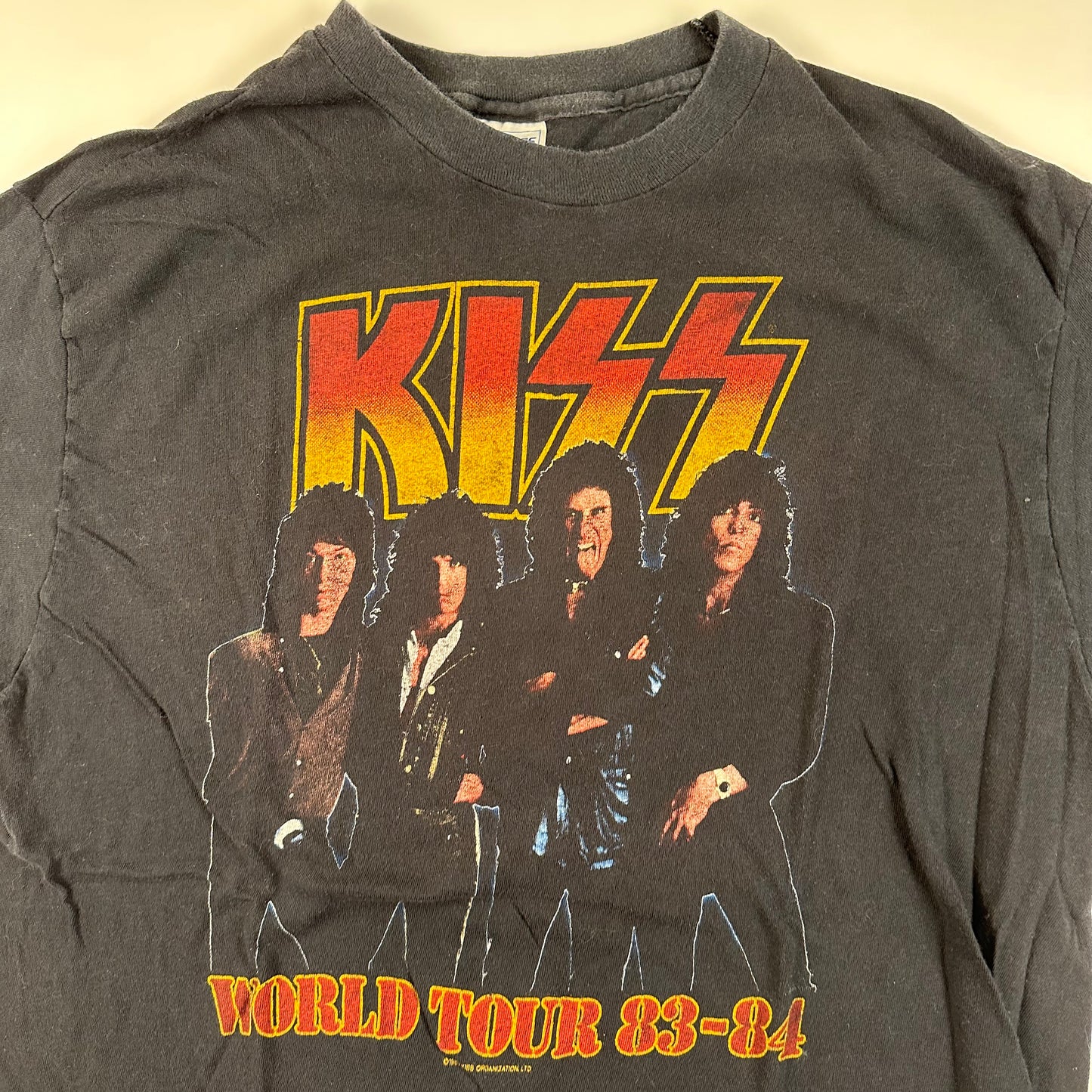 Vintage 1983 Kiss Shirt XL 83-84