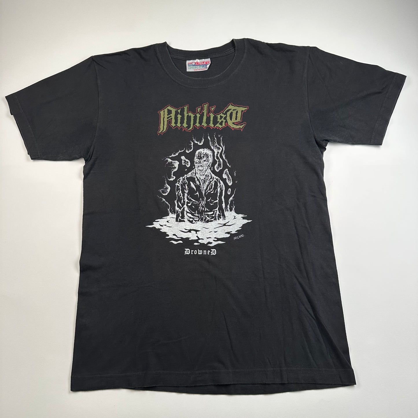 Vintage 90s Nihilist Shirt Large Drowned