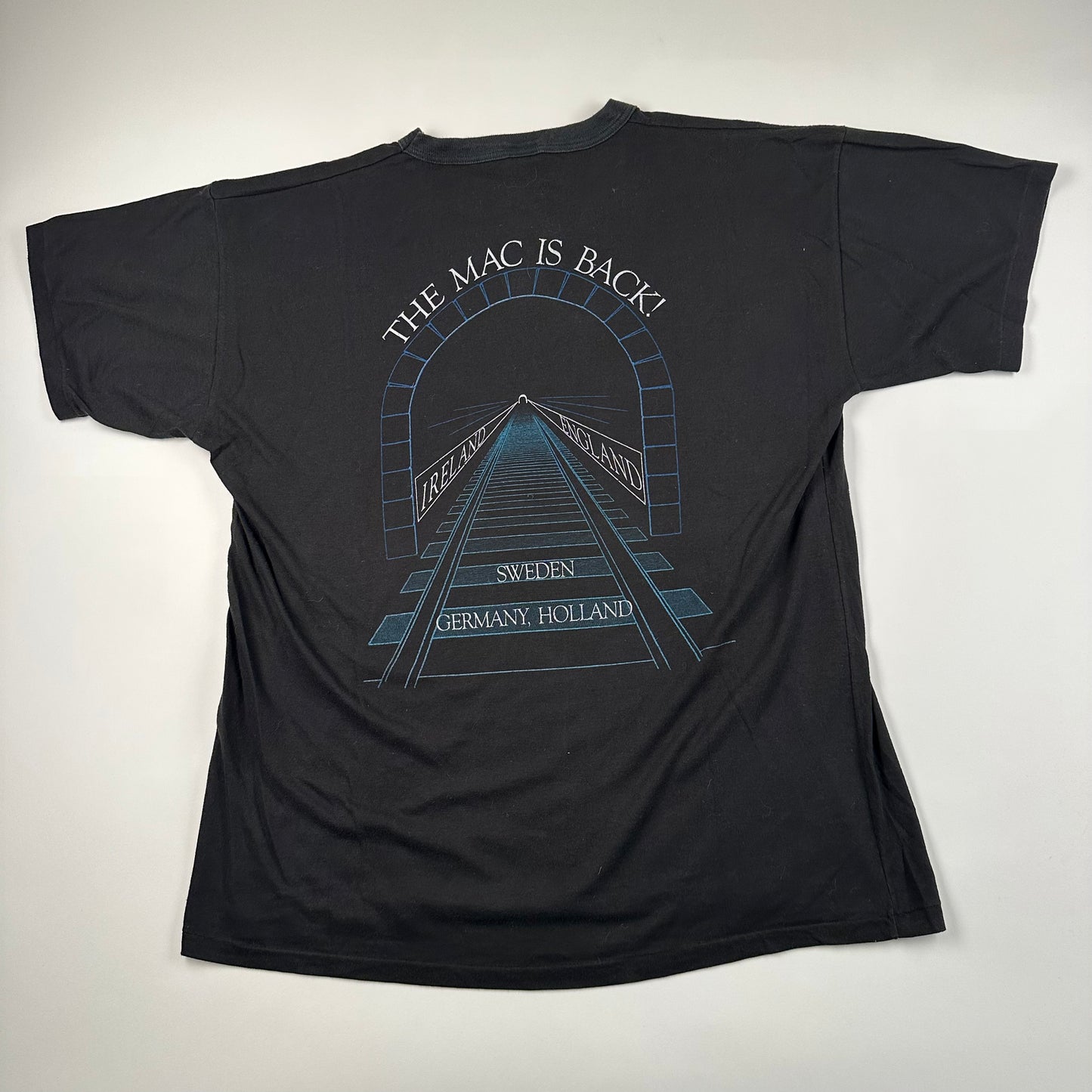 Vintage 1988 Fleetwood Mac Shirt XL Europe Tour