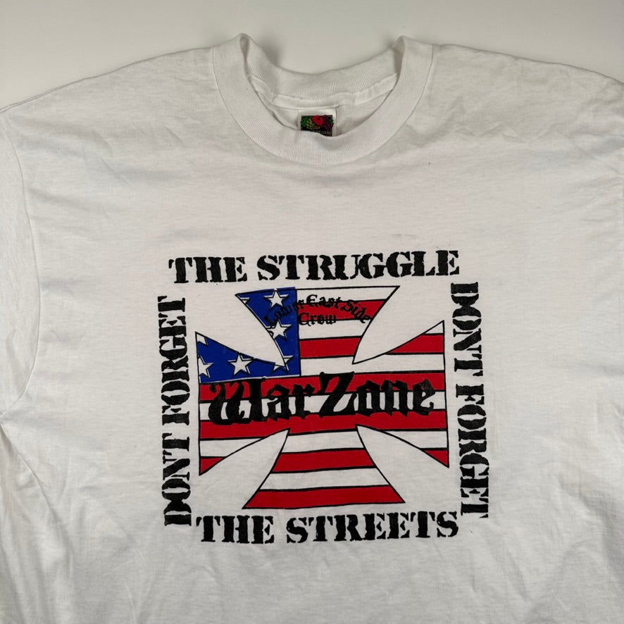 Vintage 90s Warzone Shirt XL Don't Forget The Struggle