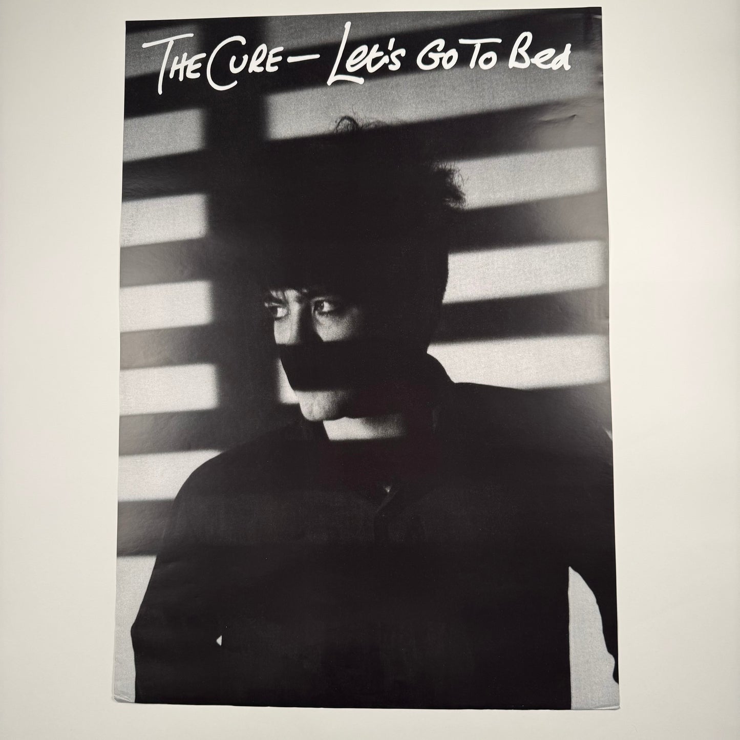 Vintage 80s The Cure Poster Lets Go To Bed