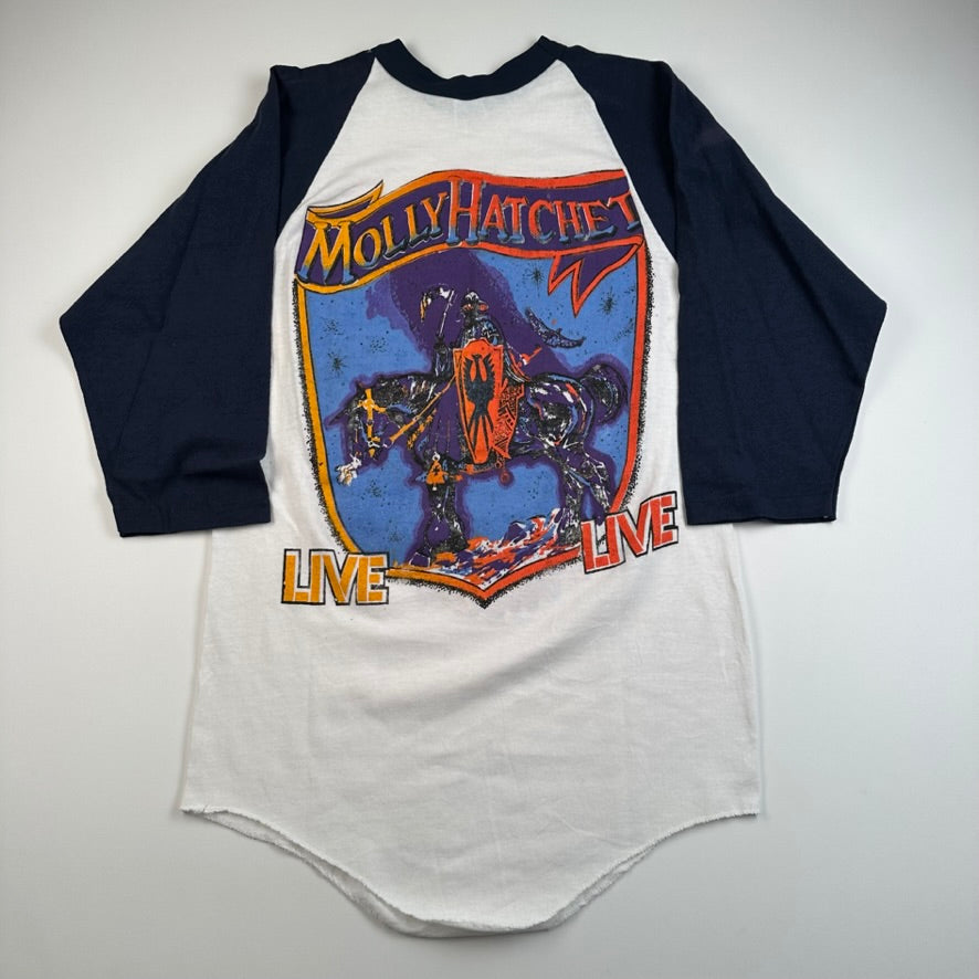 Vintage 80s Outlaws Shirt Medium Molly Hatchet