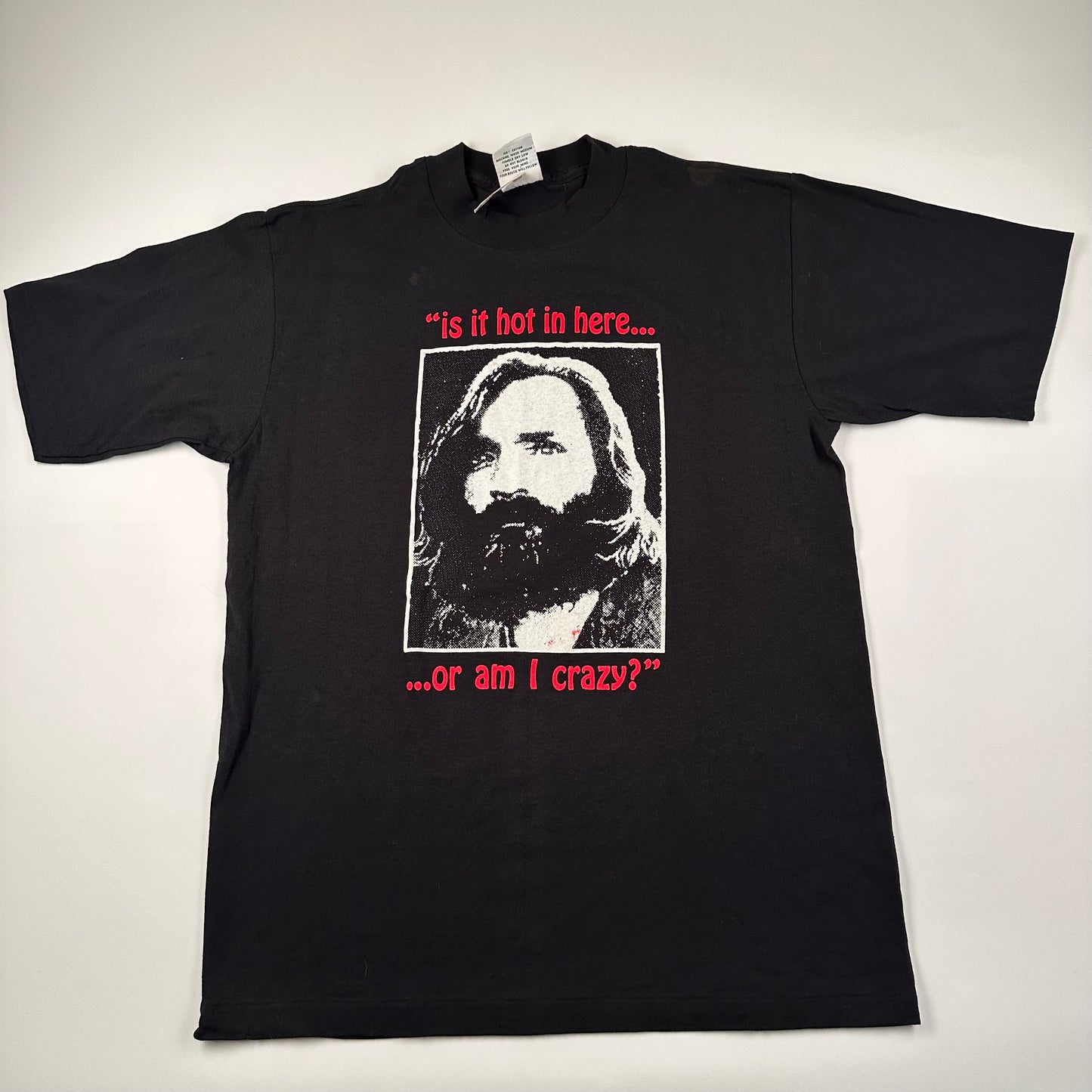 Vintage 90s Charles Manson Shirt Large Is It Hot In Here