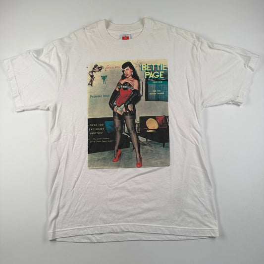 Vintage 90s Bettie Page Shirt  Large