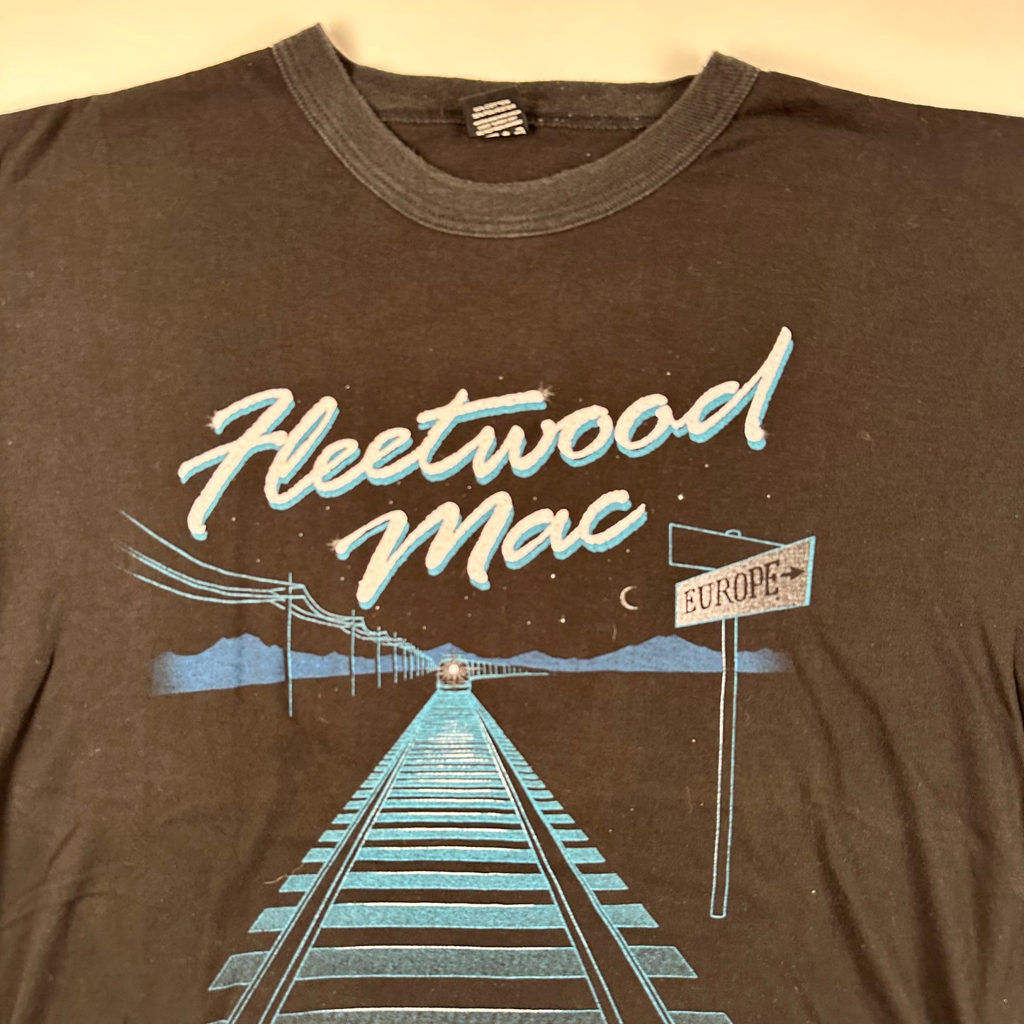 Vintage 1988 Fleetwood Mac Shirt XL Europe Tour