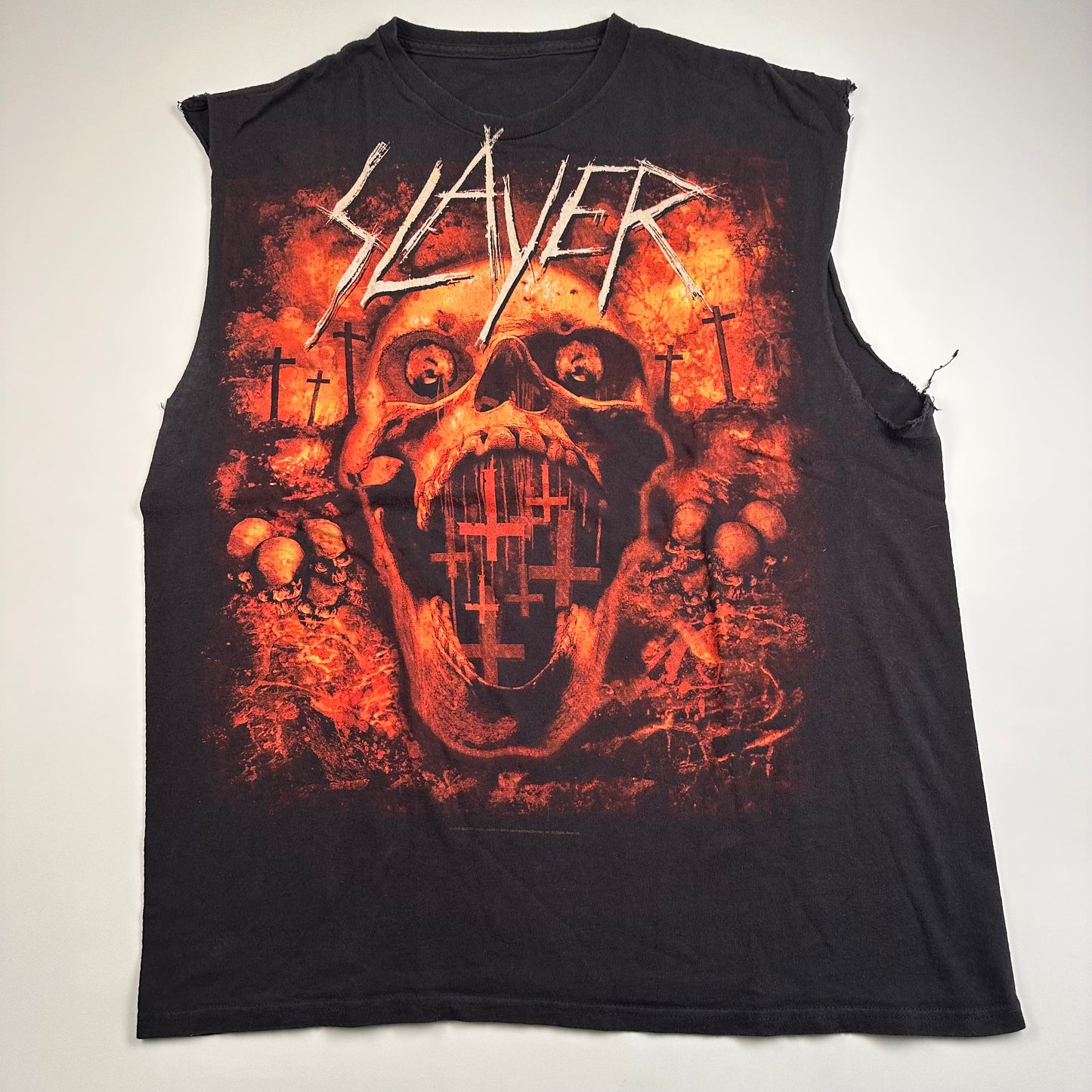 2011 Slayer Sleeveless Shirt XL