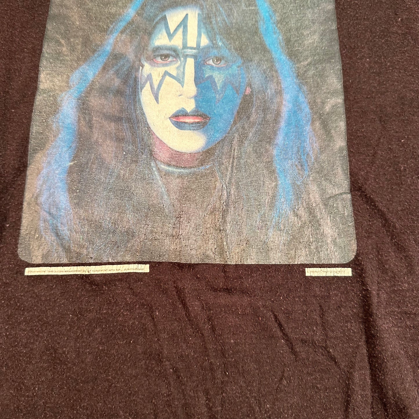 Vintage 70s Kiss Ace Frehley Shirt XL