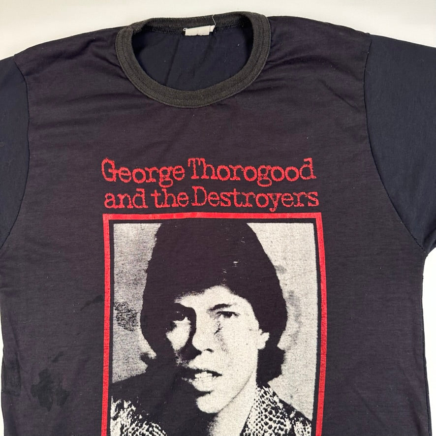 Vintage 1982 George Thorogood and The Destroyers Shirt Medium Canadian