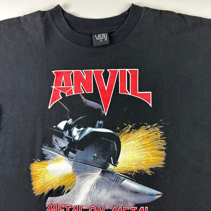 Vintage 2000s Anvil Shirt Large Metal On Metal