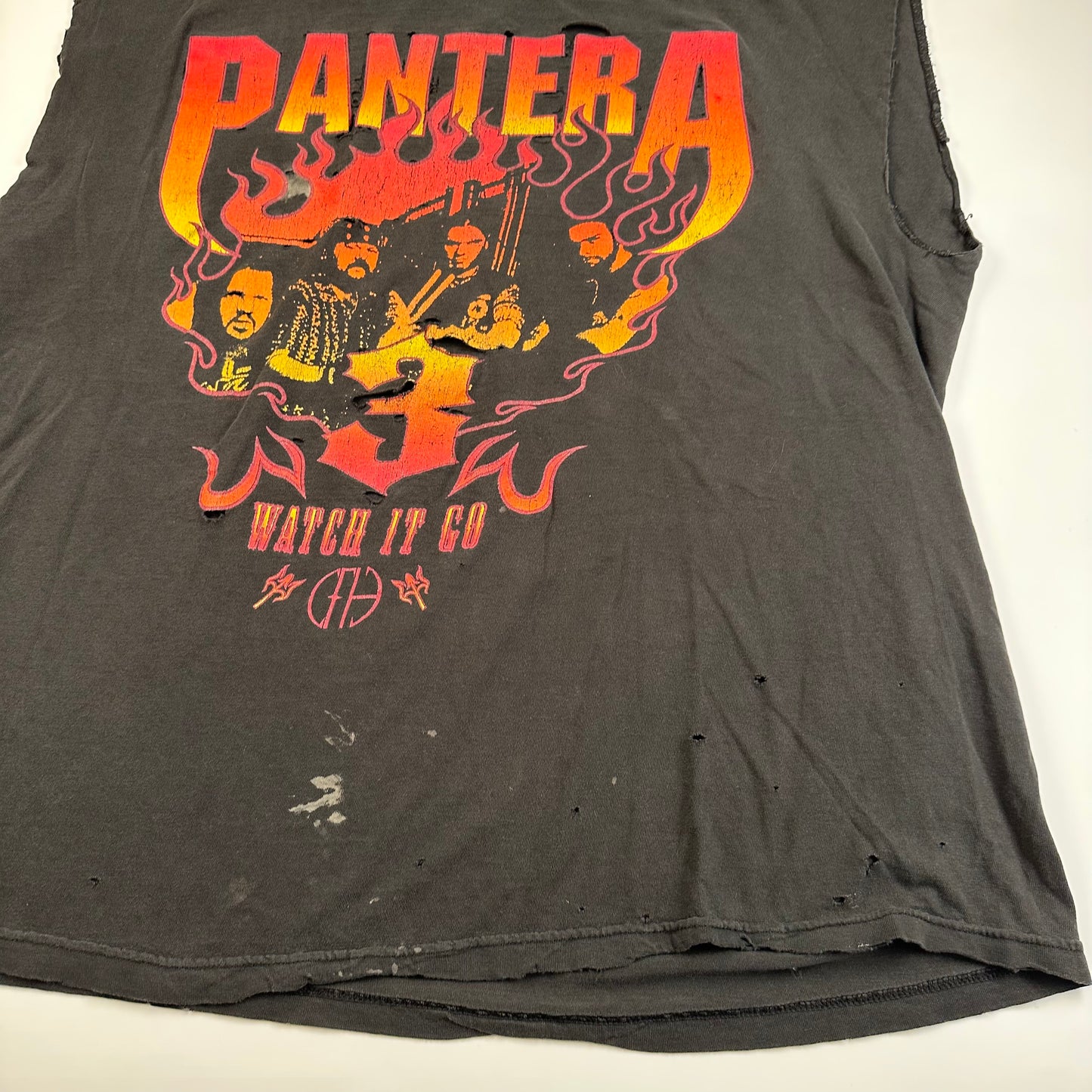 Vintage 90s Pantera Sleeveless Shirt XL Watch It Go