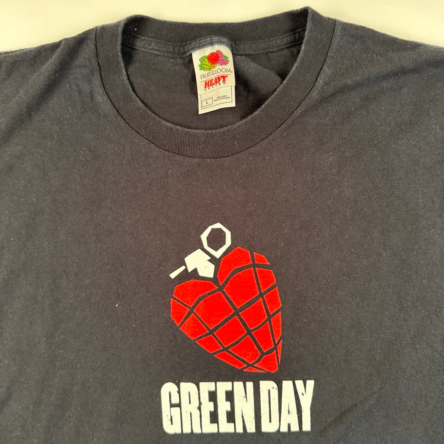 Vintage 2000s Green Day Shirt Large