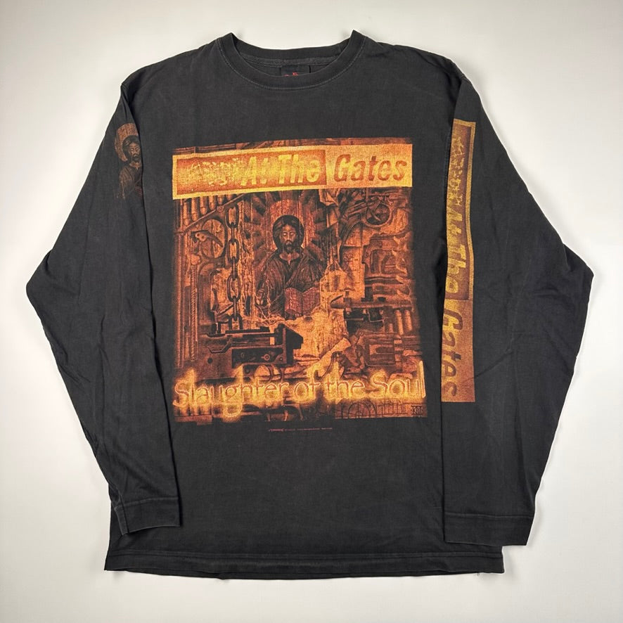 Vintage 90s At The Gates Long Sleeve Shirt XL Slaughter Of The Soul