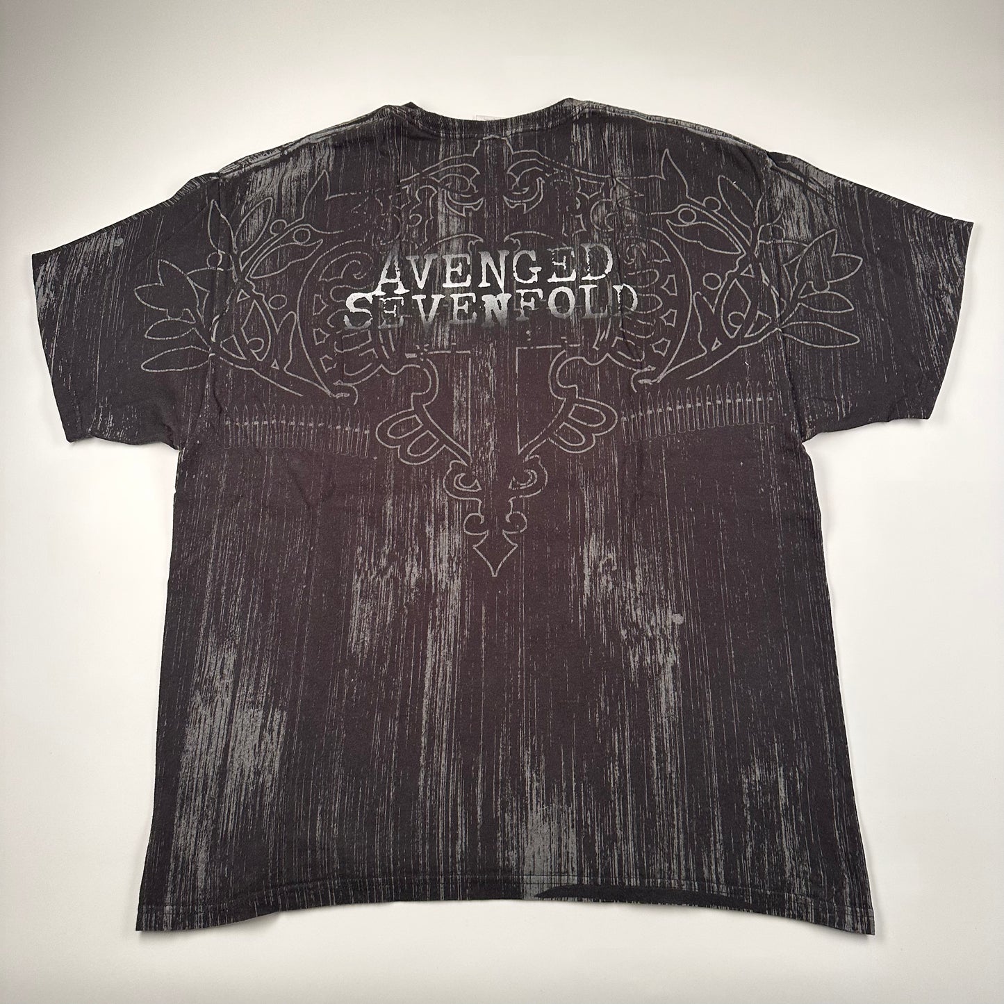 Vintage 2000s Avenged Sevenfold shirt XL All Over Print