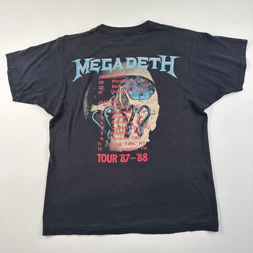 Vintage 1987 Megadeth Shirt Medium Peace Sells