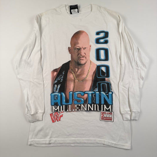 Vintage 2000 Stone Cold Long Sleeve Shirt Small Millennium