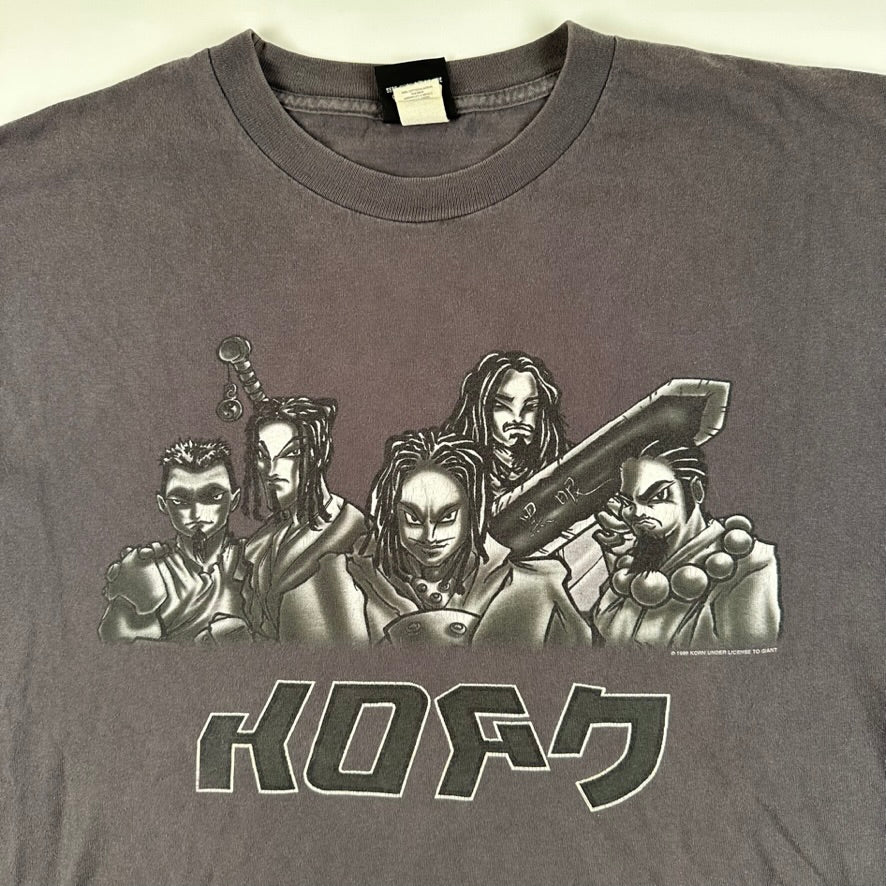 Vintage 1999 Korn Shirt XXL Anime