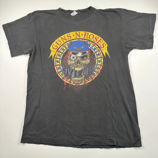 Vintage 1991 Guns N Roses Shirt XL Civil War Get In The Ring